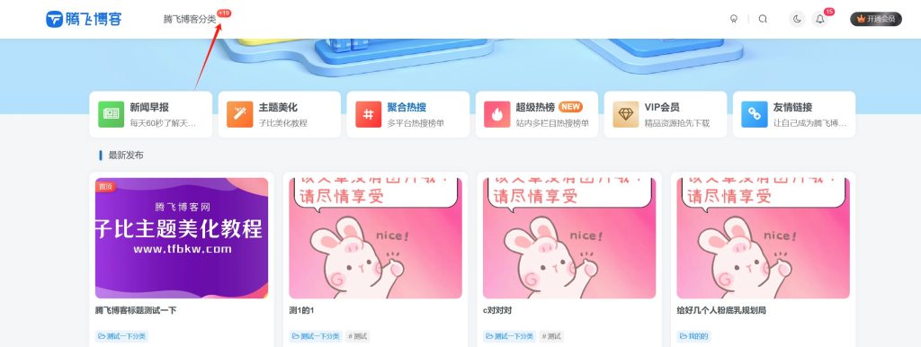子比主题 – 导航栏菜单显示分类文章数量 - 诺守博客