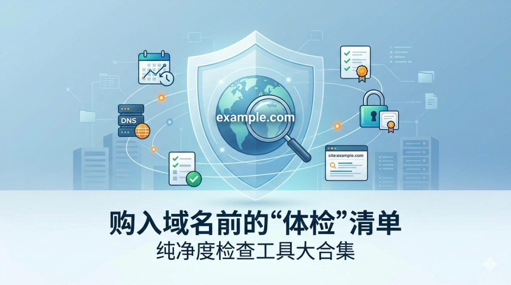 购入域名前检查其纯净度的一些方法