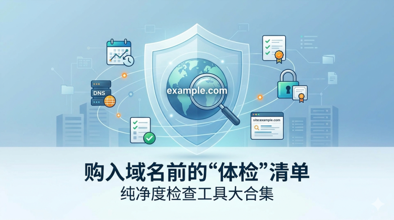 购入域名前检查其纯净度的一些方法